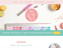 Tablet Screenshot of herlovelyheart.com